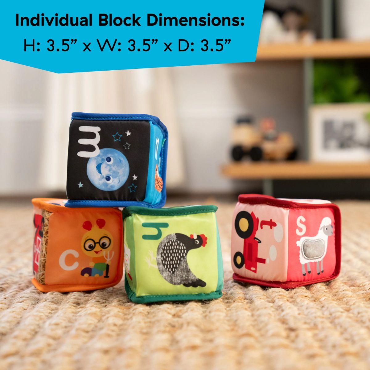 Baby Einstein Alpha Stacks Soft Blocks | Mothercare SG